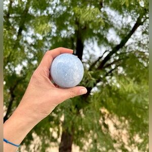 Blue Calcite sphere